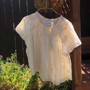 striped Madewell blouse